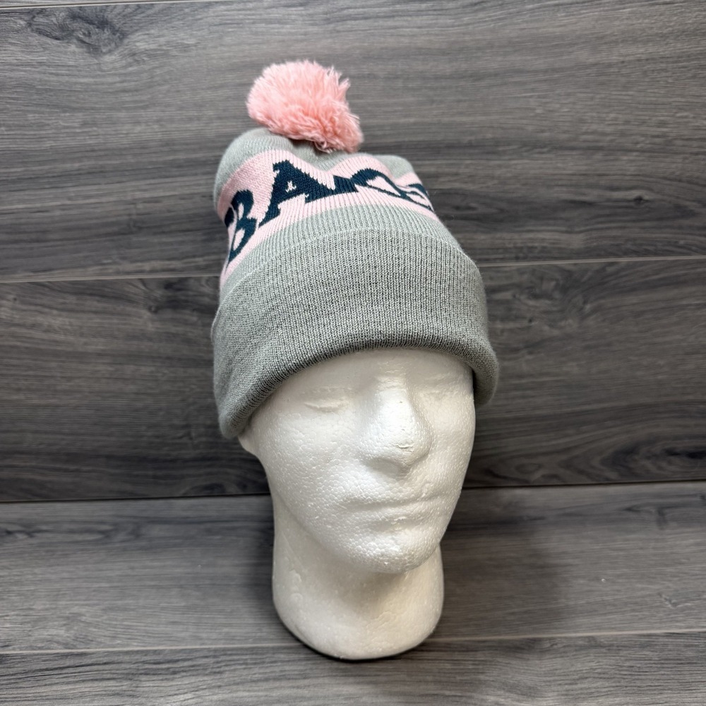 Coal Mt. Baker Beanie W/ Pom Pink Gray Skiing Snowboard Outdoor